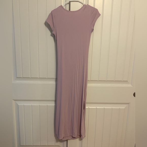 Aritzia Wilfred Fortune Maxi lilac dress size Medium - Picture 3 of 9